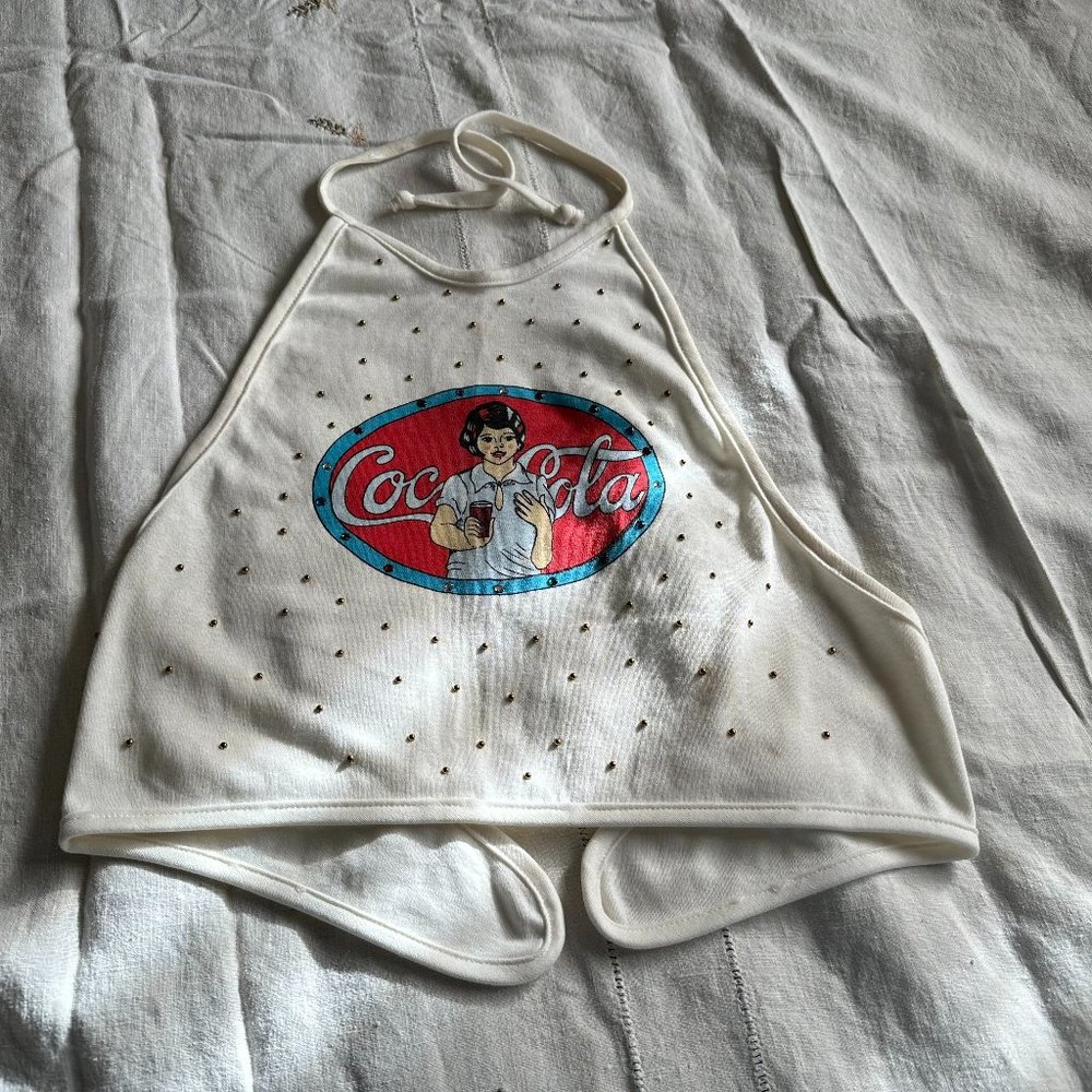Vintage Halter w/Coca Cola "fun" logo